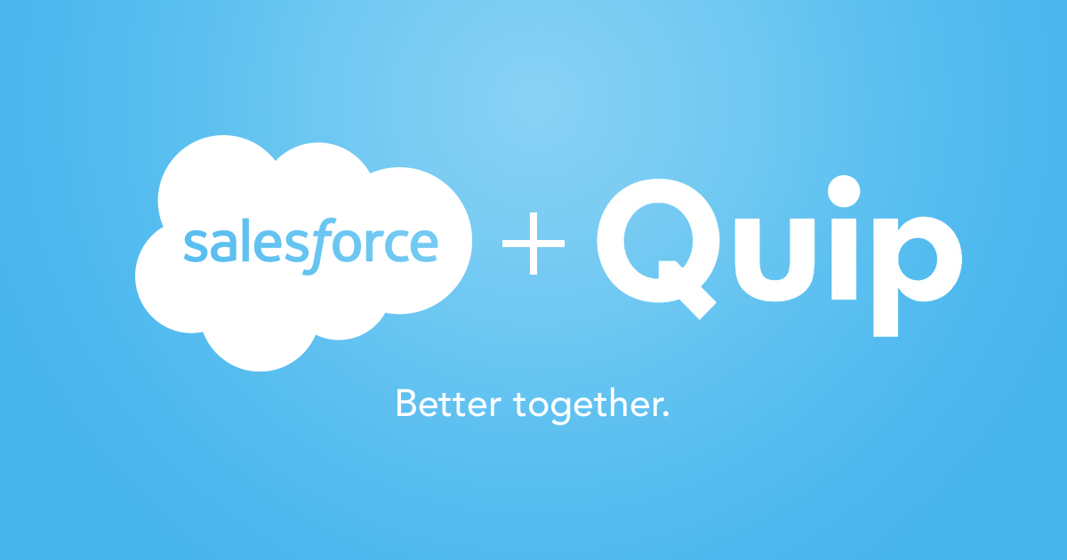 Salesforce Quip Sales Cloud Service Cloud