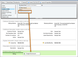 Salesforce Button Order